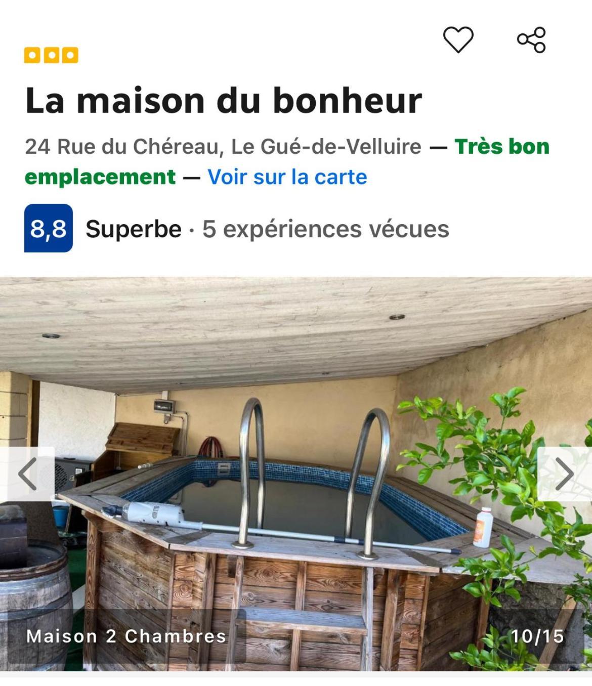 La Maison Du Bonheur Le Gue-de-Velluire Экстерьер фото